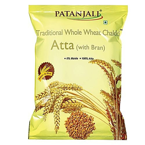 Patanjali Whole Wheat Atta, 5 Kg  
