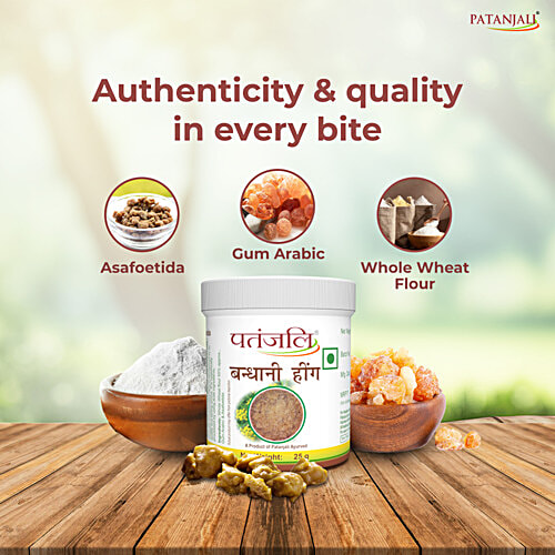 Patanjali Bandhani Hing, 25 g  
