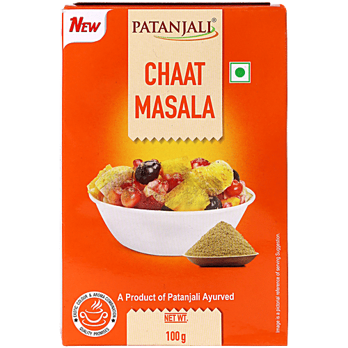 Patanjali Chaat Masala, 100 g  Exotic Colour & Aroma Combination
