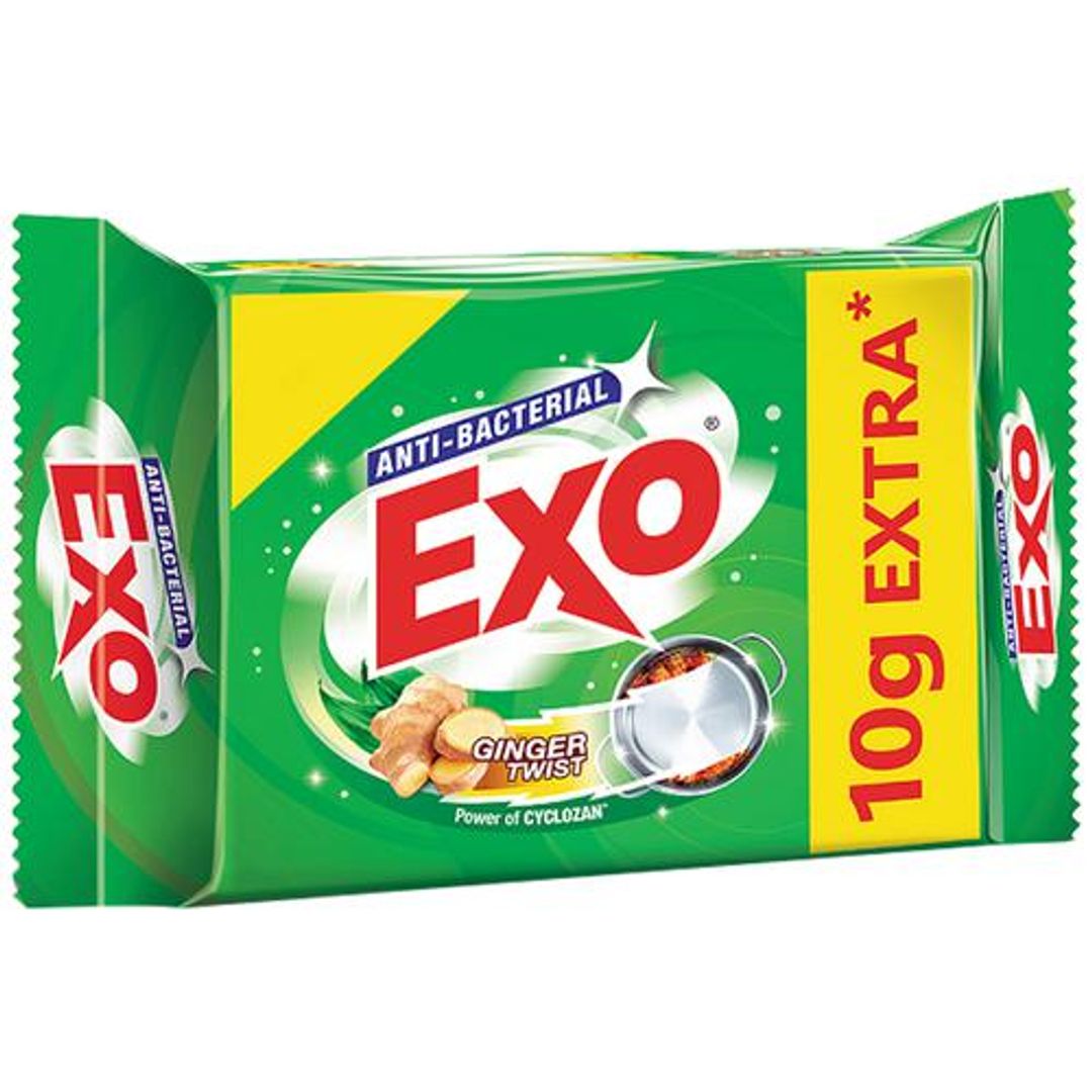 Exo Dish Wash Bar - Anti Bacterial, Small Pack, 60 g 