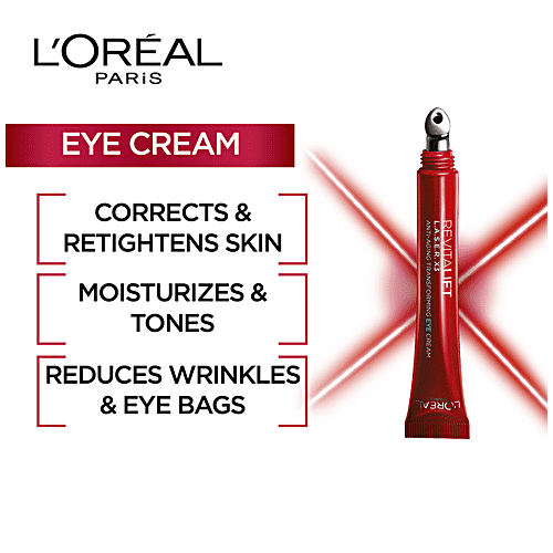 Loreal Paris Revitalift Laser X3 Transforming Eye Cream, 15 ml  