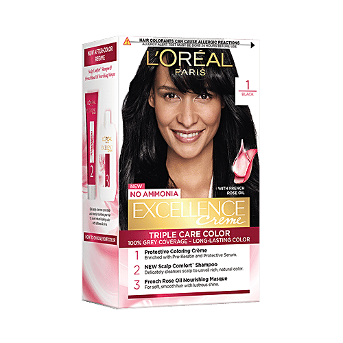 loreal hair colour black price