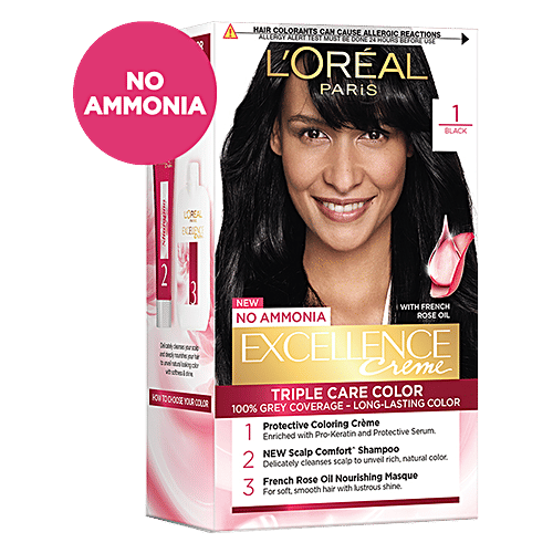 Buy Loreal Paris Excellence Creme Black 01 50 Gm Small Pack Online at