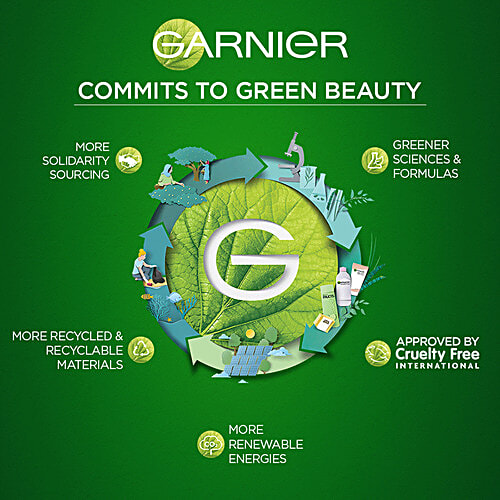 Garnier Men Turbo Bright Anti-Pollution Double Action Face Wash - Cleans Skin Deeply, 50 g  Pollution Gone, Fairness On