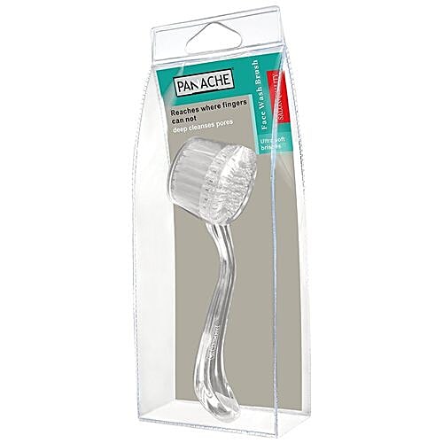 Panache Face Wash Brush - Transparent, Colour May Vary, 1 pc  