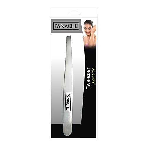 Panache Slant Tip Tweezer - Colour May Vary, 1 pc  