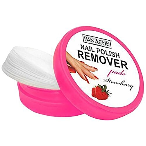 Buy Panache Nail Polish Remover Pads Strawberry, Colour May Vary