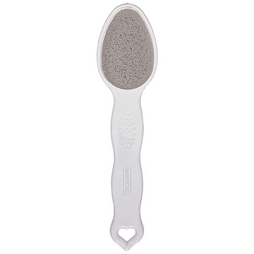Panache Pumice Brush 2-In-1 - Crystal Clear Transparent, Colour May Vary, 1 pc  