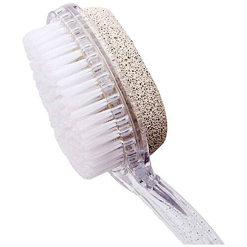 Buy Panache Pumice Brush 2In1 Crystal Clear Transparent, Colour May