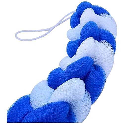 Panache Shower Sponge - Blue/White, Colour May Vary, 1 pc  