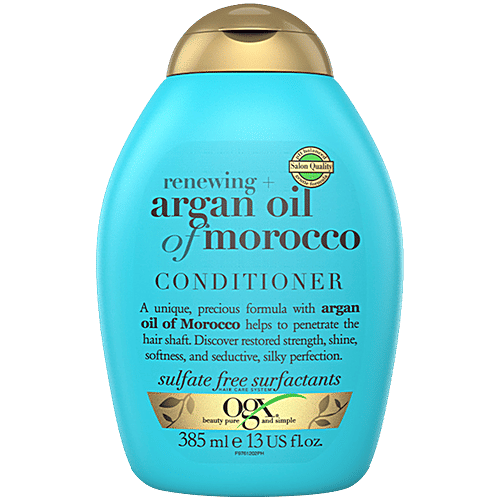 OGX Argan Oil Of Morocco Conditioner, 385 ml  Repair & Strength, sulphate-Free Surfactants, Paraben free formula