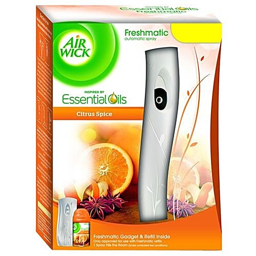 Buy Airwick Room Freshener Freshmatic Complete Kit Citrus Spice 250 Ml Online At Best Price