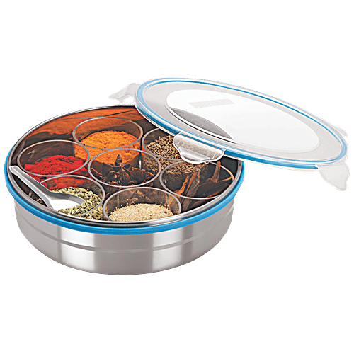 Buy Steel Lock Steel Lock Steel Masala Box Dabbalock Spice Container 28