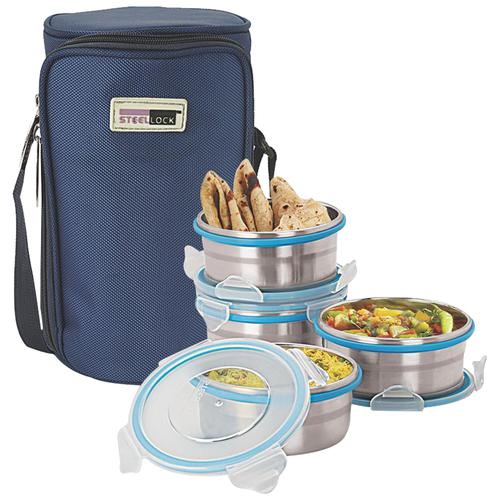 lunch steel lock box insulated stainless 1341 hl bag bigbasket boxes utensils containers