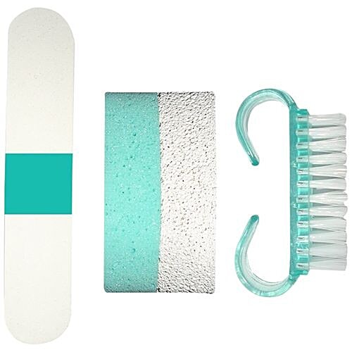 Panache Hand Care Tool Kit - Green, Colour May Vary, 3 pcs  