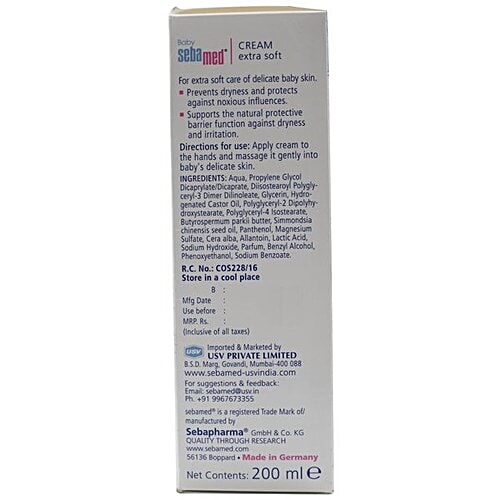 Sebamed Baby Cream - Extra Soft, 200 ml  