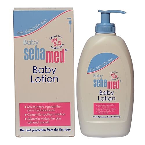 Sebamed Baby Lotion - For Delicate Skin, 400 ml  Ideal For pH 5.5 Skin, Chamomile & Allantoin, Dermatologically Tested