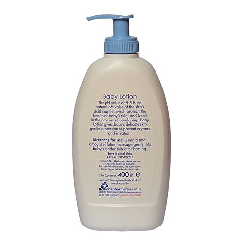 Sebamed Baby Lotion - For Delicate Skin, 400 ml  Ideal For pH 5.5 Skin, Chamomile & Allantoin, Dermatologically Tested