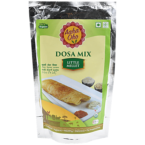 Aaha Oho Organic Dosa Mix - Little Millet, 250 g  