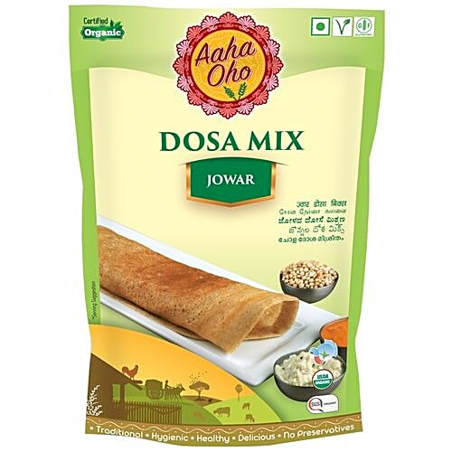 Aaha Oho Dosa Mix - Jowar, 250 g Gluten Free, No Preservatives