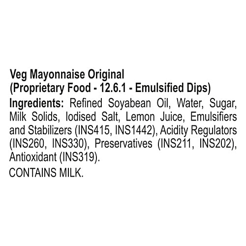 Dr.Oetker FunFoods Original Veg Mayonnaise, 500 g  