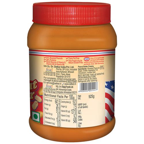 Dr. Oetker FunFoods Peanut Butter Creamy, 925 g  