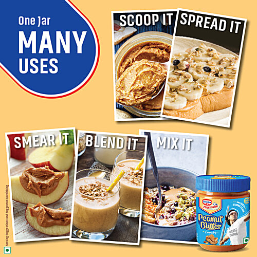 Dr.Oetker FunFoods Peanut Butter Crunchy, 925 g Zero Trans Fat & Cholesterol