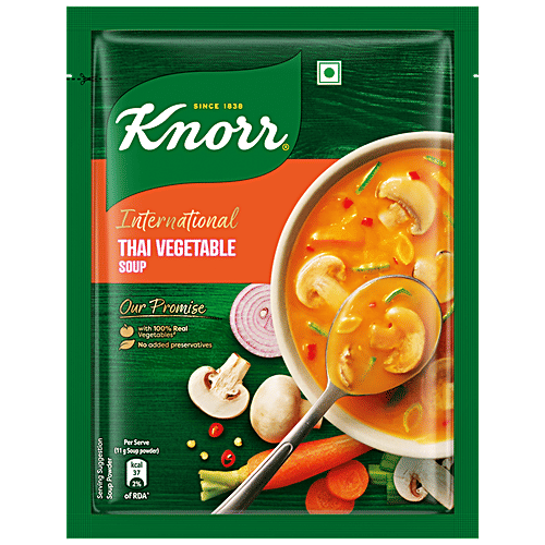 Knorr Thai Vegetable Soup - No Added Preservatives, 44 g No Added Preservatives