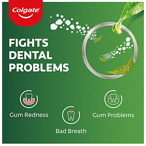 Colgate Active Salt Neem Toothpaste, Germ Fighting Toothpaste for Healthy, Tight Gums, 200g, 200 g  Healthy Tight Gums, Keep Pyorrhea Away