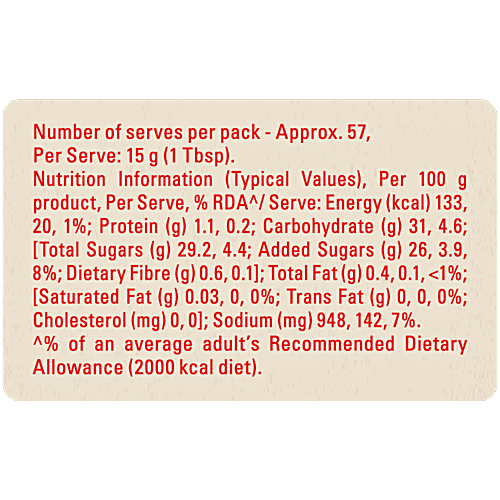 Kissan Fresh Tomato Ketchup, 850 g Pouch