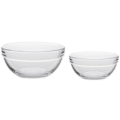 Buy Iveo Borosilicate Glass Mixing & Serving Bowl Microwave Safe
