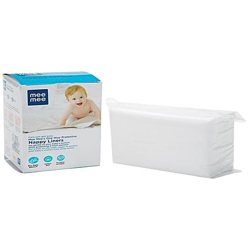 Buy Mee Mee One Way Nappy Liners 100 Linesr Online At Best Price of Rs