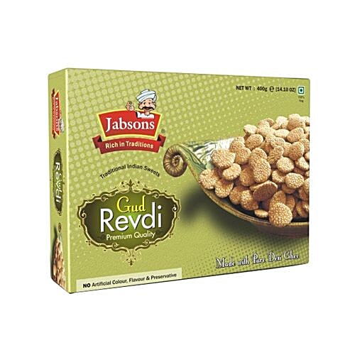 Buy JABSONS Gajak Gud Revadi ( Desi Ghee) Online at Best Price of Rs