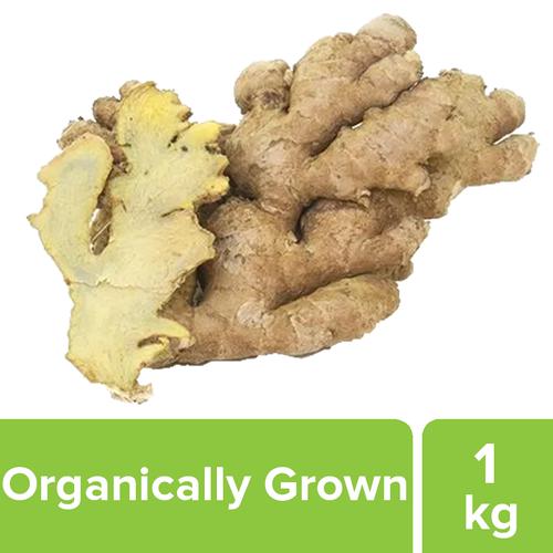 Fresho Ginger - Organically Grown (Loose), 1 kg  