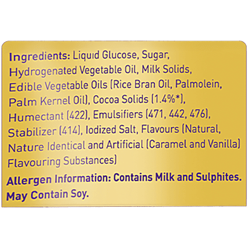 Cadbury Choclairs Gold Candy, 140 g (25 Candies)