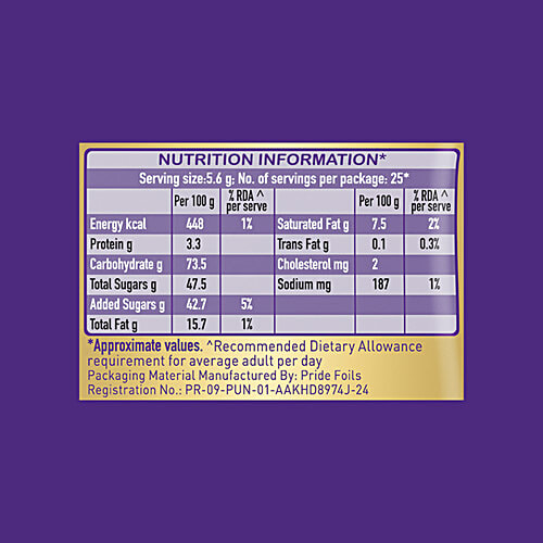 Cadbury Choclairs Gold Candy, 140 g (25 Candies) 