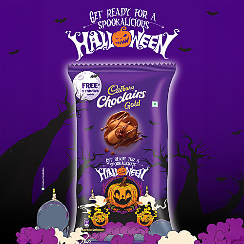 Cadbury Choclairs Gold Candy, 140 g (25 Candies)