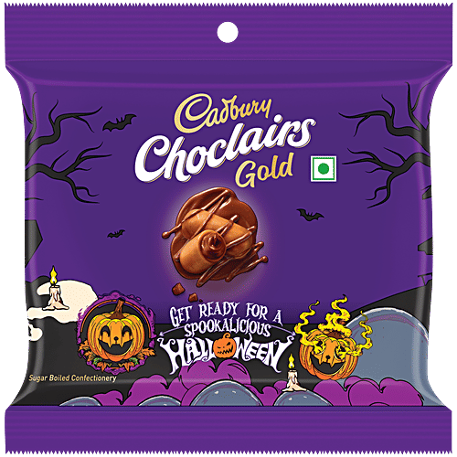 Cadbury Choclairs Gold Candy, 140 g (25 Candies)