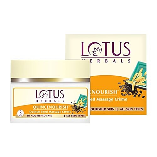 Lotus Herbals Quincenourish Quince Seed Massage Creme, 250 g