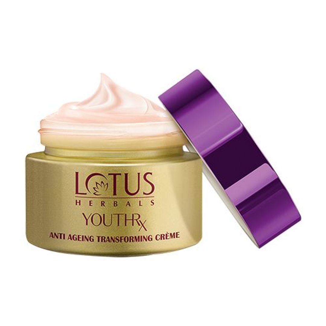 Lotus Herbals Youthrx Anti-Ageing Transforming Creme PA+++ - SPF 25, 50 g 