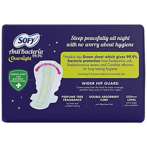 Sofy Antibacteria Overnight Pads - XXL, 20 pcs Pouch 