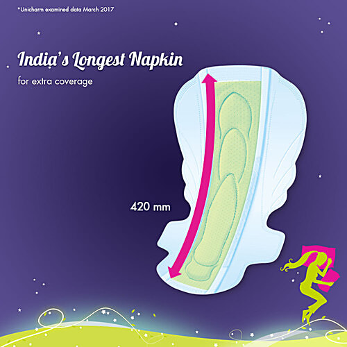 Sofy Anti-Bacteria Overnight Pads - XXL, 20 pcs Pouch 