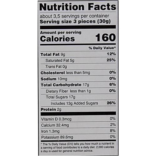 The Belgian Bar Milk Chocolate - with Hazelnut Crunch, 100 g Carton Zero Trans Fat