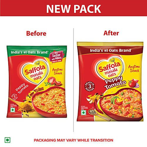 Saffola Masala Oats - Peppy Tomato, 38 g  
