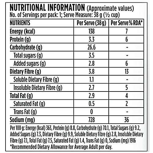 Saffola Masala Oats - Peppy Tomato, 38 g  