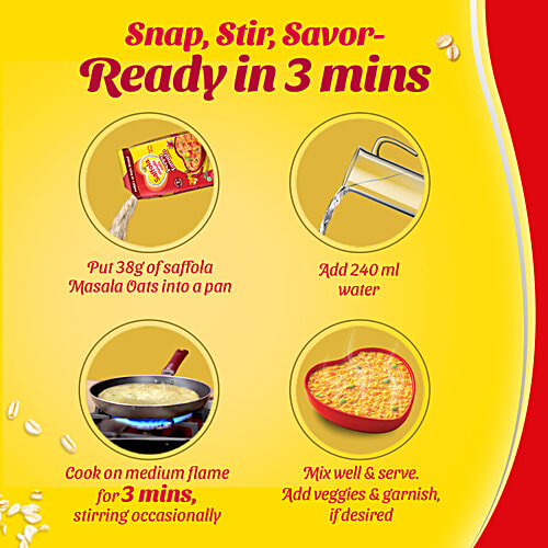 Saffola Masala Oats - Peppy Tomato, 38 g  