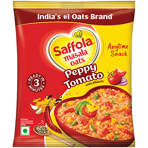 Saffola Masala Oats - Peppy Tomato, 38 g  