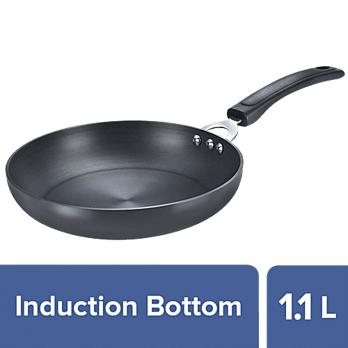 Prestige Hard Anodised Aluminium Fry Pan, 200 mm (30601), 1.1 L  