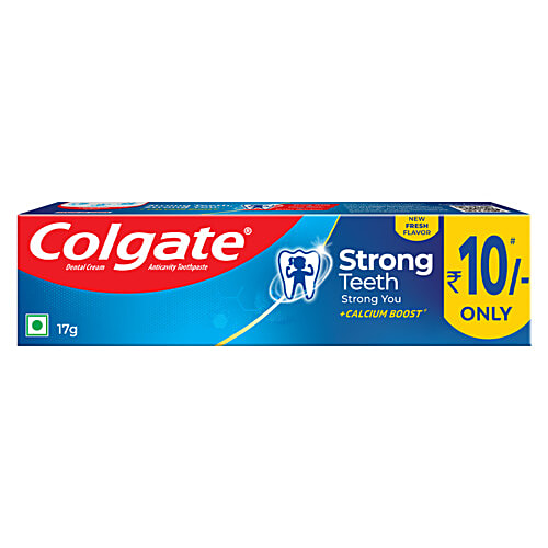 Colgate Toothpaste - Strong Teeth, Dental Cream, Anti Cavity, 17 g  