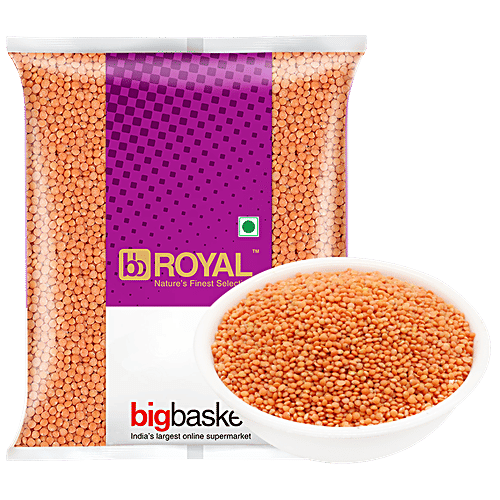bb Royal Bengali Sona Masoor Dal/Mysore Bele, 500 g Pouch 